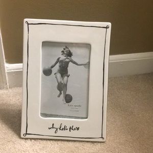 Kate Spade porcelain “why hello there” frame